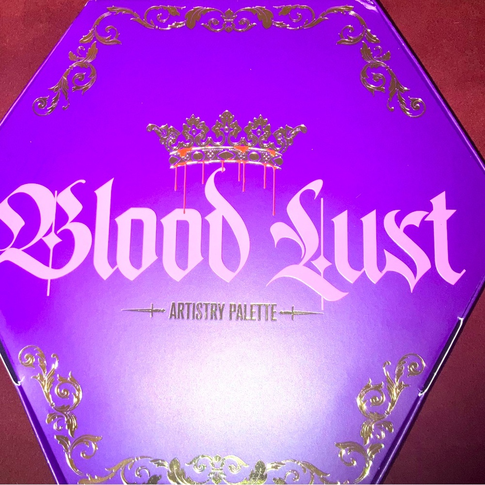 Jeffrey Star NWT Blood Lust Artistry Palette